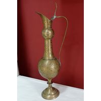 Кувшин - ваза 70-е годы Индия. Латунь. Высота 34 см.