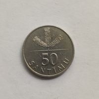 Латвия 50 сантимов 1992 г.