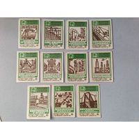 Спичечные этикетки ф.Искра. Всесоюзная ударная стройка