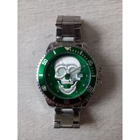 Часы наручные Череп,   кварцевые, РАБОЧИЕ