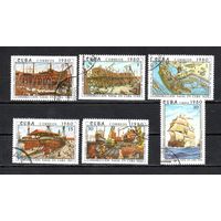 Корабли Куба 1980 год серия из 6 марок