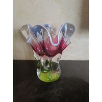 Ваза цветное стекло Германия