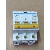 Автомат 4.5кА ВА47-29 3Р 63А С, IEK