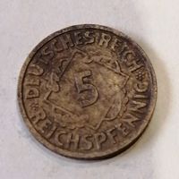 5 рейхспфеннигов 1936 А