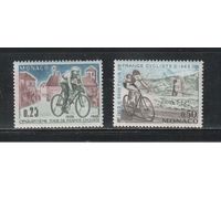 Монако-1963(Мих.736-737)  **  ,  Спорт,  Велосипед, Велоспорт  (полная серия)