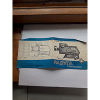 Паспорт фильмоскоп Радуга- М (Слуцкое МПО)