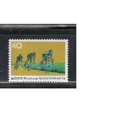 Корея Южная-1981(Мих.1259) , ** , Спорт, Велоспорт , Велосипеды,