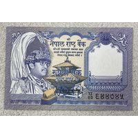 Банкнота. Непал. 1 рупия 1981 - 1995 год Бирендра Бир Бикрам