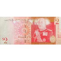 Werty71 Тонга 2 паанги 2009 UNC банкнота