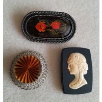 Винтажные броши.