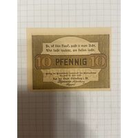 10 пфенингов (нотгельды) г. Германия.-1412