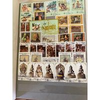 Марки тематики искусство