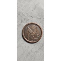 Африка 2 цента 1992