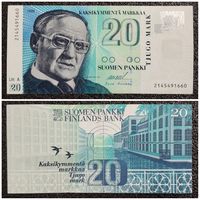 20 марок Финляндия 1993 г. Litt.A (2145491660) Р-123а.3