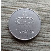 Werty71 Норвегия 1 крона 1977
