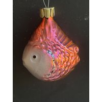 Елочная игрушка рыбка СССР