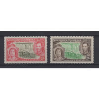 1937 Южная Родезия** Коронация Георг VI (SG#36-37)