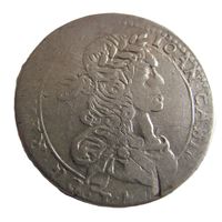 Орт литовский 18 грошей 1664 Вильно Ян Казимир