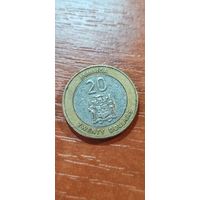 Ямайка 20 доллар 2001