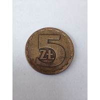 Польша 5 злотых 1977