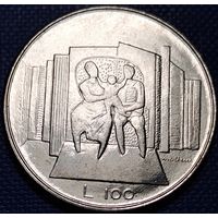 Сан - Марино 100 лир 1976 г. Республика.