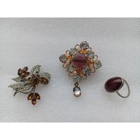 Броши, кольцо