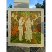 Картина 1983г (масло,двп),художник Захаров.А.Р. (Гродно)