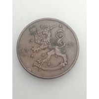 Финляндия 10 пенни 1928 года .