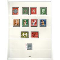 Западная Германия(ФРГ).ПОЛНЫЙ КОМПЛЕКТ ЧИСТЫХ МАРОК 1958 !