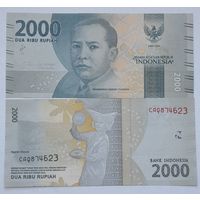 Индонезия 2000 рупий 2016 года UNC