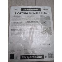 Упаковка листов для монет на 15 ячеек  OPTIMA Leuchtturm (Германия)