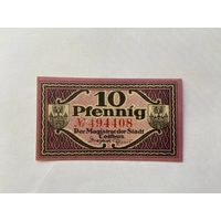 Нотгельд 10 пфеннигов Котбус. Веймарская республика - 1602