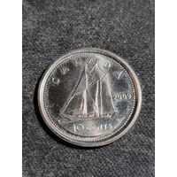 Канада 10 центов 2009 Unc