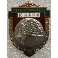 ВОЛЕЙБОЛ ПЕРВЕНСТВО ОБЛАСТИ УССР ЮНОШИ 3 МЕСТО