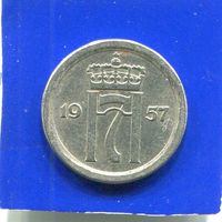 Норвегия 10 эре 1957