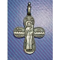 Крестик серебро 925 пробы .