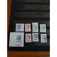 1992 Украина 8 марок искусство чистые MNH** и гашеные (у-5)