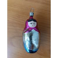 Елочная игрушка Матрешка - СССР