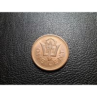 Барбадос 1 цент 2007 магнетик