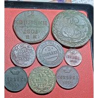Монеты РИ, 8 штук,с рубля