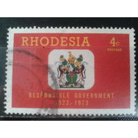 Родезия, 1973. 50 лет ответственного правительства. Герб