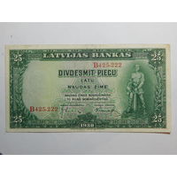 Латвия 25 латов 1938 г
