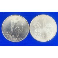 Норвегия 5 крон, 1978 350 лет норвежской армии