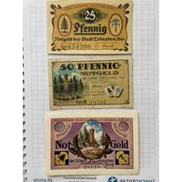 25-50-50 пфеннигов (нотгельды) г. Германия.-2912