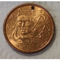 Франция 1 евроцент, 2000 (14-11-62)