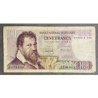 Банкнота Бельгия 100 франков 1966 год.