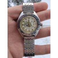 Часы Восток. Пограничные. Корпус Амфибия. Обслужены.