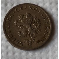 Чехословакия 20 геллеров, 1937 (14-12-5)