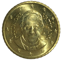 Ватикан 50 евроцентов, 2015 [UNC]