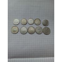 10 и 15 копеек 1922 - 1930 гг